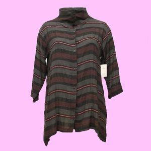 ITEMZ Chris Baumgartner long sleeve collared top